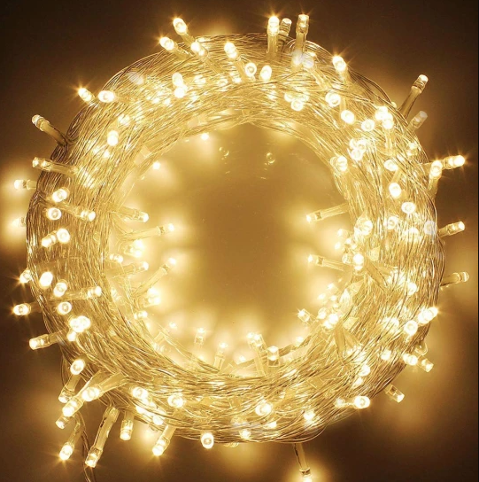 Instalatie de Craciun la priza cu 320 leduri lungime 15 metri ALB CALD 1500 17 Exterior Interior